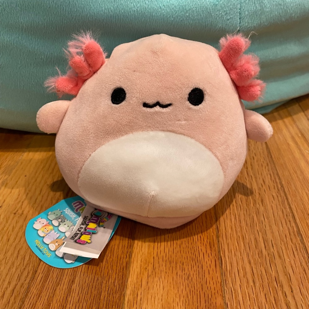 Axolotl and Butterfly squishmallow
